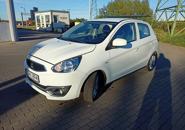 Mitsubishi Space Star cena 29800 przebieg: 75400, rok produkcji 2018 z Gdańsk małe 137